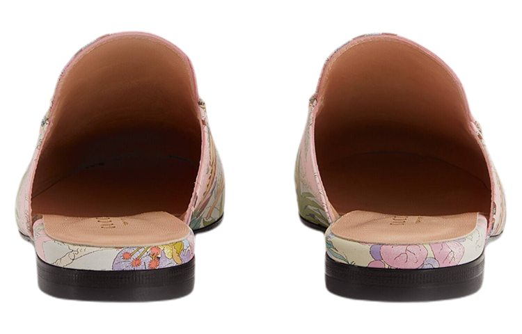 Shop (W) Gucci Tijger Princetown Leren Slipper ''Roze'' 687587-UTA00-5244