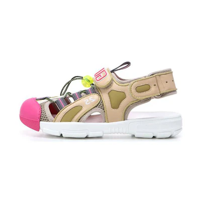 (W) Gucci Tinsel Sport Sandals 'Crystal Beige'