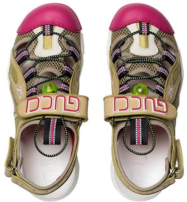 (Women) Gucci Tinsel Sport Sandals 'Crystal Beige' 570440-98D30-8510 Lookbook (Women) Gucci Tinsel Sport Sandals 'Crystal Beige' 570440-98D30-8510