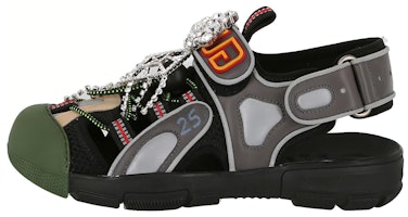 (Women) Gucci Tinsel Sport Sandals 'Crystal Grey' 571557-98D10-8461 (Women) Gucci Tinsel Sport Sandals 'Crystal Grey' 571557-98D10-8461