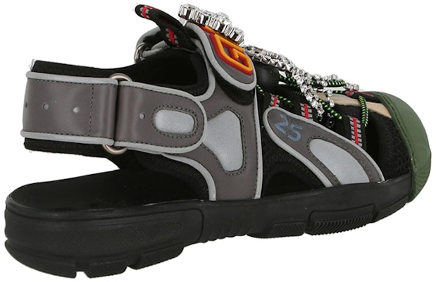 (Women) Gucci Tinsel Sport Sandals 'Crystal Grey' 571557-98D10-8461 Lookbook (Women) Gucci Tinsel Sport Sandals 'Crystal Grey' 571557-98D10-8461