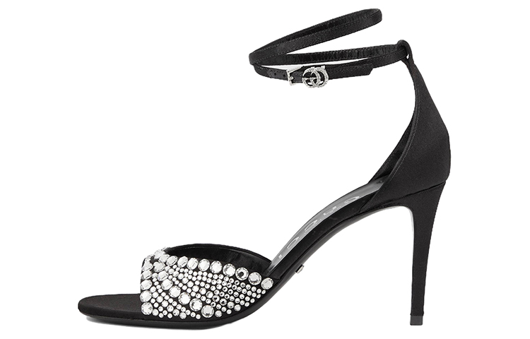 (Women) Gucci Toe Ring Buckle Round-Toe Fashion Slide 'Black' 749833-KND90-1000