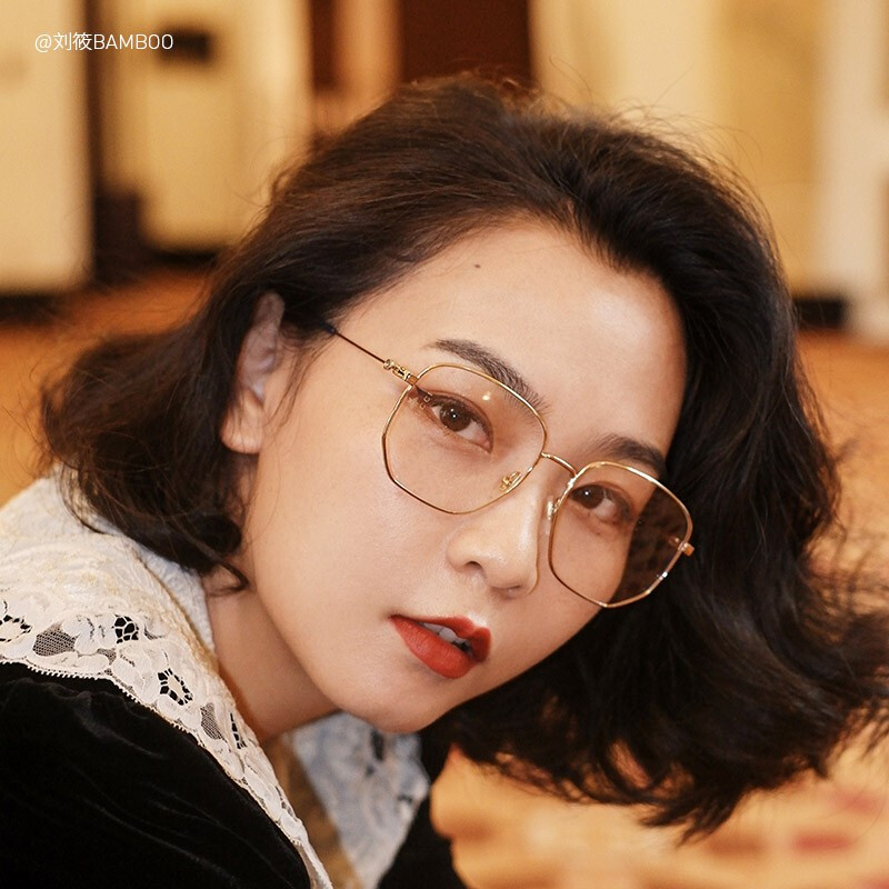 (Women) GUCCI Transparent Lens Gold Frame Round Optical Glasses Unisex GG0396O-002 56 圖 7