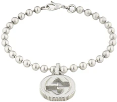 Order (W) GUCCI Gelang Wanita Trendy Perak 925 dengan Liontin Berhias Manik-manik. YBA479226001