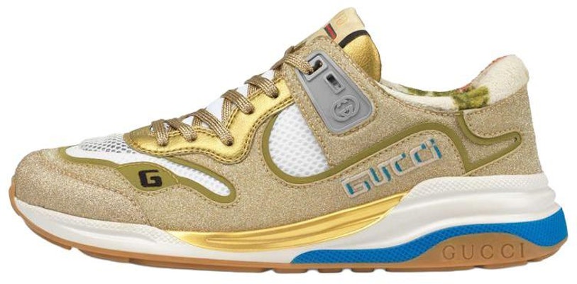 (Women) Gucci Ultrapace 'Gold Sparkling Fabric' 602228-HW910-8060 Buy (Women) Gucci Ultrapace 'Gold Sparkling Fabric' 602228-HW910-8060