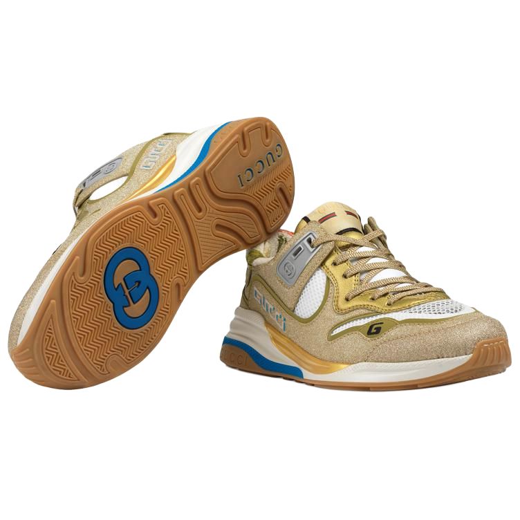 Purchase (W) 古驰 Ultrapace '金色闪耀面料' 602228-HW910-8060