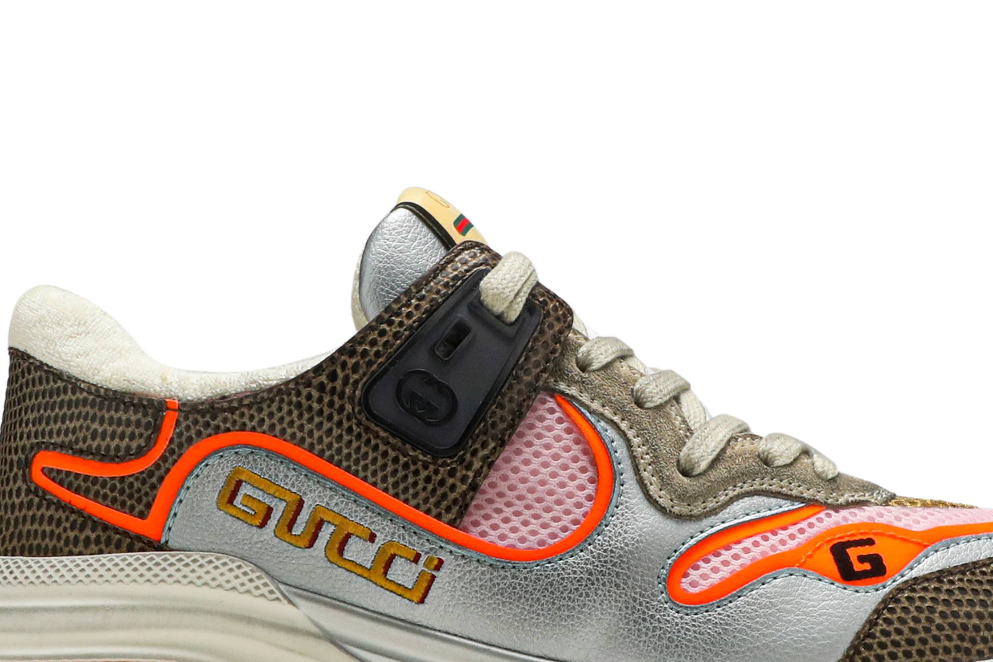 Order (W) Gucci Ultrapace 'Abu-abu Motif Tejus' 592882-HQK30-8165