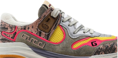 GUCCI古馳 Ultrapace 減震防滑 低幫 運動休閒鞋 女款 粉黃 做舊版 Order GUCCI古馳 Ultrapace 減震防滑 低幫 運動休閒鞋 女款 粉黃 做舊版