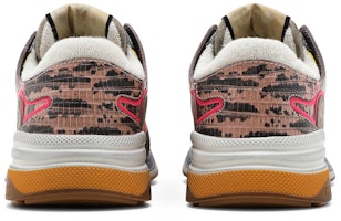 GUCCI古馳 Ultrapace 減震防滑 低幫 運動休閒鞋 女款 粉黃 做舊版 Details for GUCCI古馳 Ultrapace 減震防滑 低幫 運動休閒鞋 女款 粉黃 做舊版