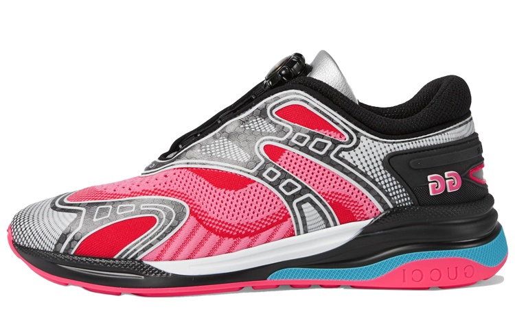 Buy (W) 구찌 울트라페이스 R '네온 핑크 옐로우' 믹스매치 623153-H9T40-8476