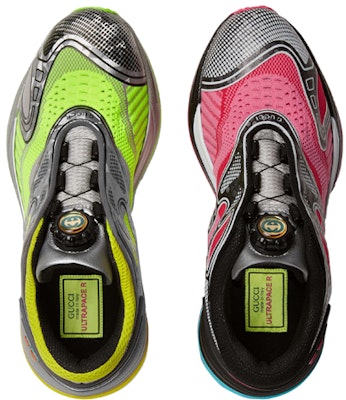 (Women) Gucci Ultrapace R 'Mismatched - Neon Pink Yellow' 623153-H9T40-8476 Shop (Women) Gucci Ultrapace R 'Mismatched - Neon Pink Yellow' 623153-H9T40-8476