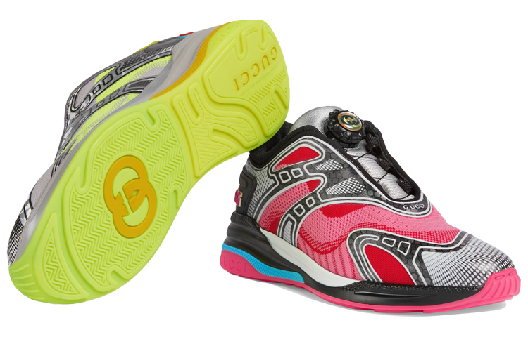 Details for (W) 구찌 울트라페이스 R '네온 핑크 옐로우' 믹스매치 623153-H9T40-8476