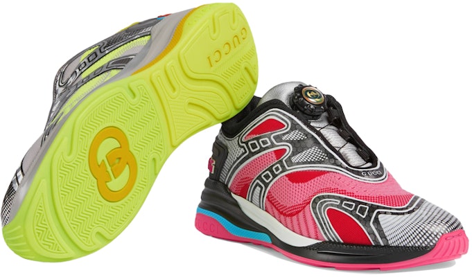 (Women) Gucci Ultrapace R 'Mismatched - Neon Pink Yellow' 623153-H9T40-8476 Details for (Women) Gucci Ultrapace R 'Mismatched - Neon Pink Yellow' 623153-H9T40-8476