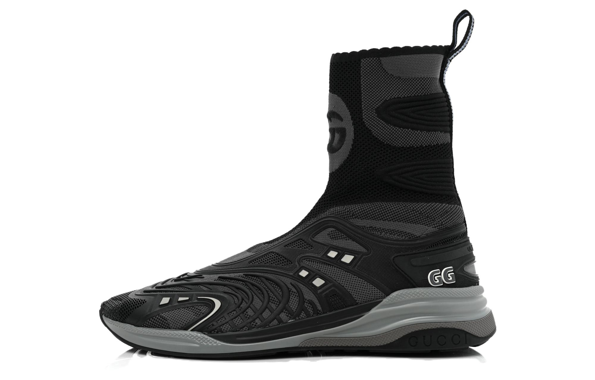 Buy GUCCI古馳 套足 高筒 休閒生活鞋 女款 黑色