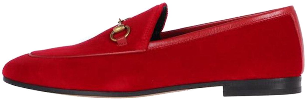 (W) 구찌 벨벳 로퍼 '레드 패션' (Gucci Velvet Loafer 'Red Fashion') 431467-K4DD0-6433 Buy (W) 구찌 벨벳 로퍼 '레드 패션' (Gucci Velvet Loafer 'Red Fashion') 431467-K4DD0-6433