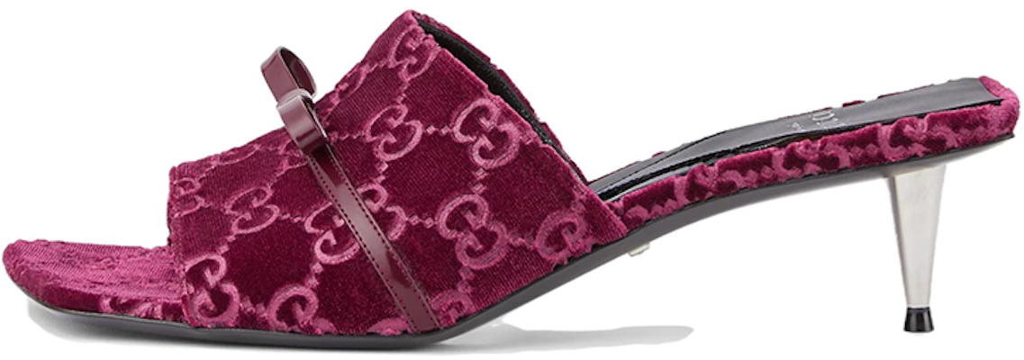 (W) Gucci Fluwelen Instappers ''Bordeaux'' 764182-FACNH-6112 Buy (W) Gucci Fluwelen Instappers ''Bordeaux'' 764182-FACNH-6112