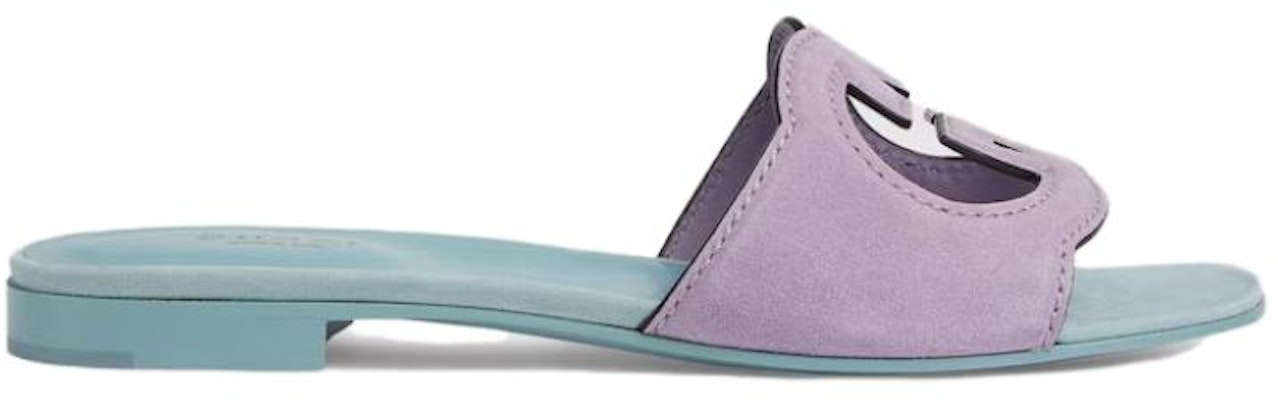 (Women) Gucci Velvet Slide Sandals 'Purple-Blue' 694451C20005252 Order (Women) Gucci Velvet Slide Sandals 'Purple-Blue' 694451C20005252