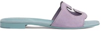 Order (W) Sandal Gelongsor Gucci Velvet 'Ungu-Biru' 694451C20005252