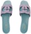 (W) Sandal Gelongsor Gucci Velvet 'Ungu-Biru' 694451C20005252