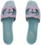 Lookbook (W) Sandal Gelongsor Gucci Velvet 'Ungu-Biru' 694451C20005252