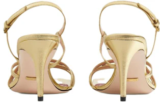 Purchase (W) Gucci Victoria Riemen-Horsebit Sandale ''Platino'' 695214-B8B00-8053