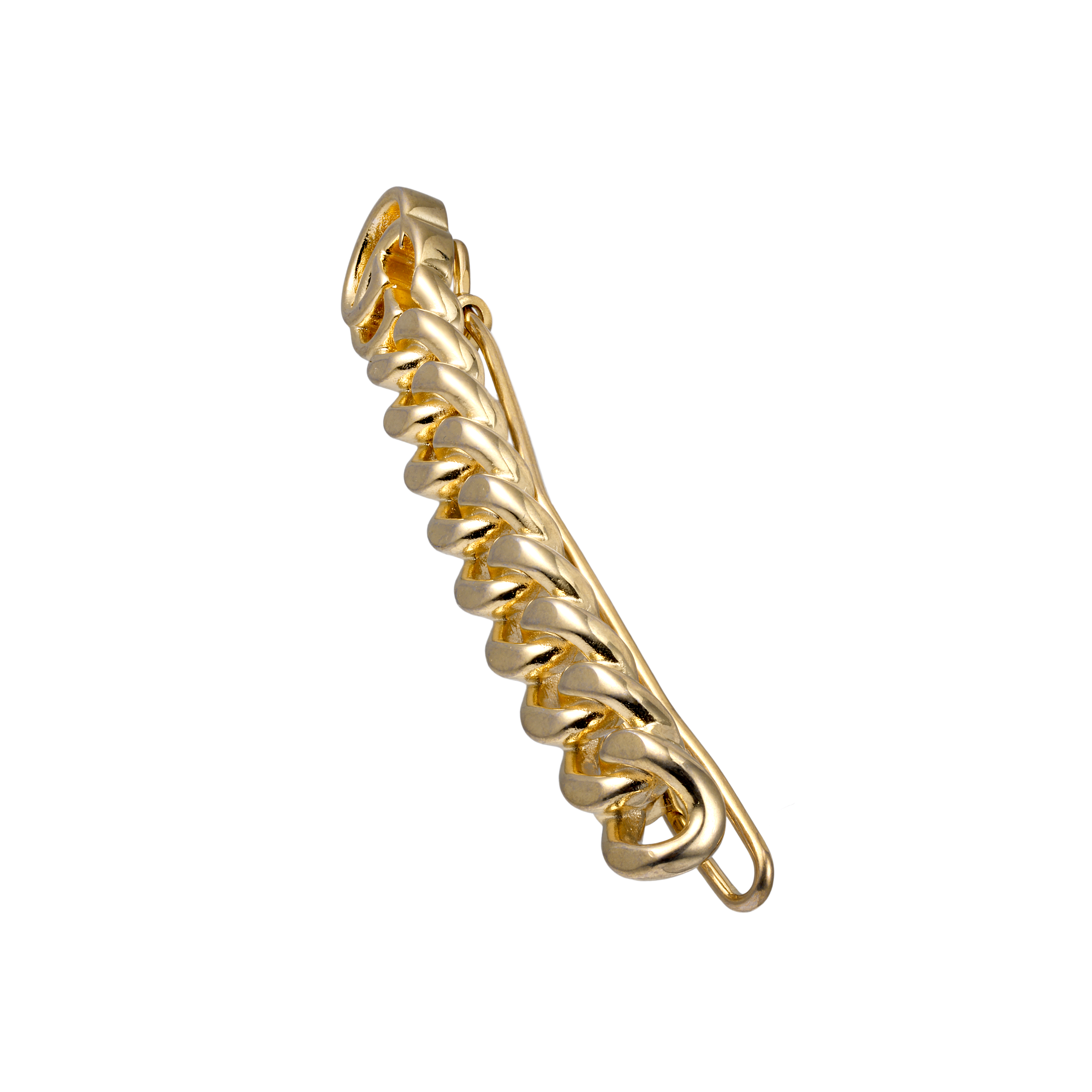 (Women) GUCCI Vintage Double G Metal Hair Clip for Women - Gold 679043-I4600-0720 圖 3