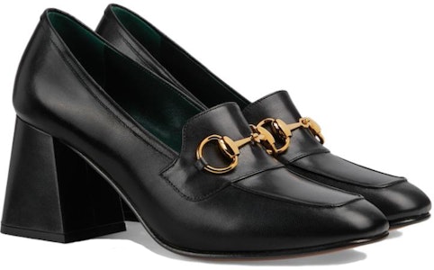 (W) グッチ ウェブアクセント レザーパンプス (ブラック) 757934-AACE8-1000 Lookbook (W) グッチ ウェブアクセント レザーパンプス (ブラック) 757934-AACE8-1000