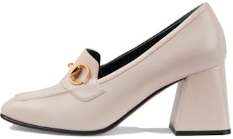 (W) 古驰网带装饰粉色皮革高跟鞋 757934-AACE8-5912 Buy (W) 古驰网带装饰粉色皮革高跟鞋 757934-AACE8-5912