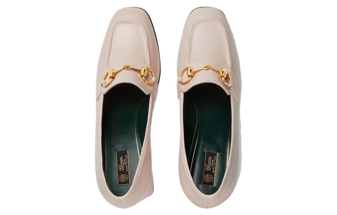 Shop (W) 구찌 웹 악센트 가죽 펌프스 (핑크) 757934-AACE8-5912