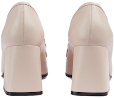 (W) 古驰网带装饰粉色皮革高跟鞋 757934-AACE8-5912 Purchase (W) 古驰网带装饰粉色皮革高跟鞋 757934-AACE8-5912