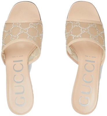 (W) グッチ GG ミッドヒール スライドサンダル (ローズベージュ) 747245-F13B0-9941 Lookbook (W) グッチ GG ミッドヒール スライドサンダル (ローズベージュ) 747245-F13B0-9941