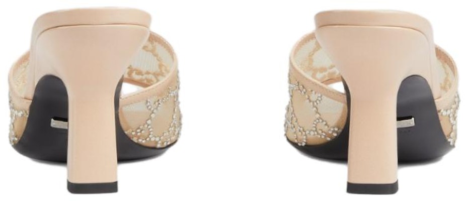 (Women) Gucci GG Mid-Heel Slide Sandal 'Rose Beige' 747245-F13B0-9941 Shop (Women) Gucci GG Mid-Heel Slide Sandal 'Rose Beige' 747245-F13B0-9941