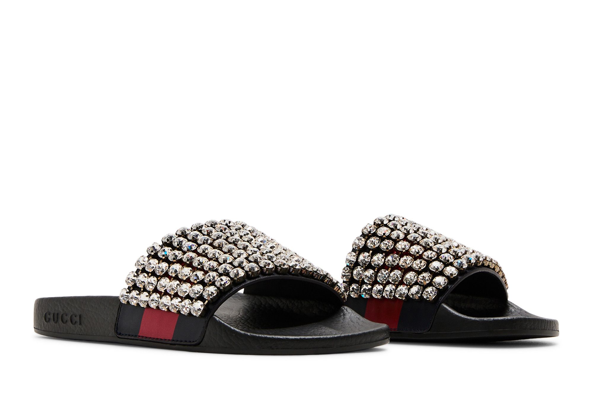 Cheap (W) Gucci Claquette Web ''Cristal'' 505330-0GZ20-8462