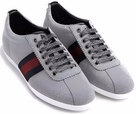 (W) Gucci Web Sneaker ''Glitter Studs'' Glitzer Nieten-Sneaker. 419544-KW040-8162 Shop (W) Gucci Web Sneaker ''Glitter Studs'' Glitzer Nieten-Sneaker. 419544-KW040-8162
