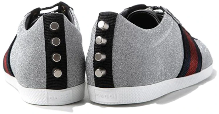 (W) Gucci Web Sneaker ''Glitter Studs'' Glitzer Nieten-Sneaker. 419544-KW040-8162 Purchase (W) Gucci Web Sneaker ''Glitter Studs'' Glitzer Nieten-Sneaker. 419544-KW040-8162