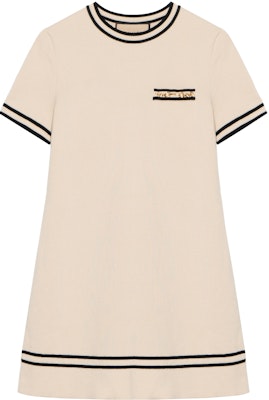 (W) 구찌 여성용 화이트 GG 자카드 울 A라인 반소매 드레스 650387-XKBNZ-9087 Buy (W) 구찌 여성용 화이트 GG 자카드 울 A라인 반소매 드레스 650387-XKBNZ-9087