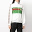 Shop (Women) GUCCI White Logo Lace Panel Track Jacket 580306-XJBK7-9280