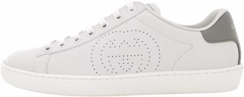 (Women) GUCCI White Low-Top Leather Sneakers 718758 AYO70 9094 (Women) GUCCI White Low-Top Leather Sneakers 718758 AYO70 9094