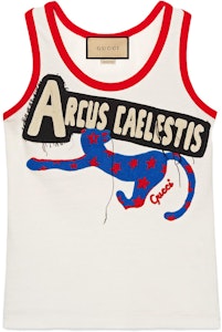 (W) 古驰白色无袖字母印花T恤 745583-XJFTV-9088 Buy (W) 古驰白色无袖字母印花T恤 745583-XJFTV-9088