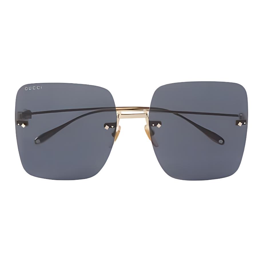 (Women) GUCCI Women Gold Slim Frame Square Sunglasses. 18088274