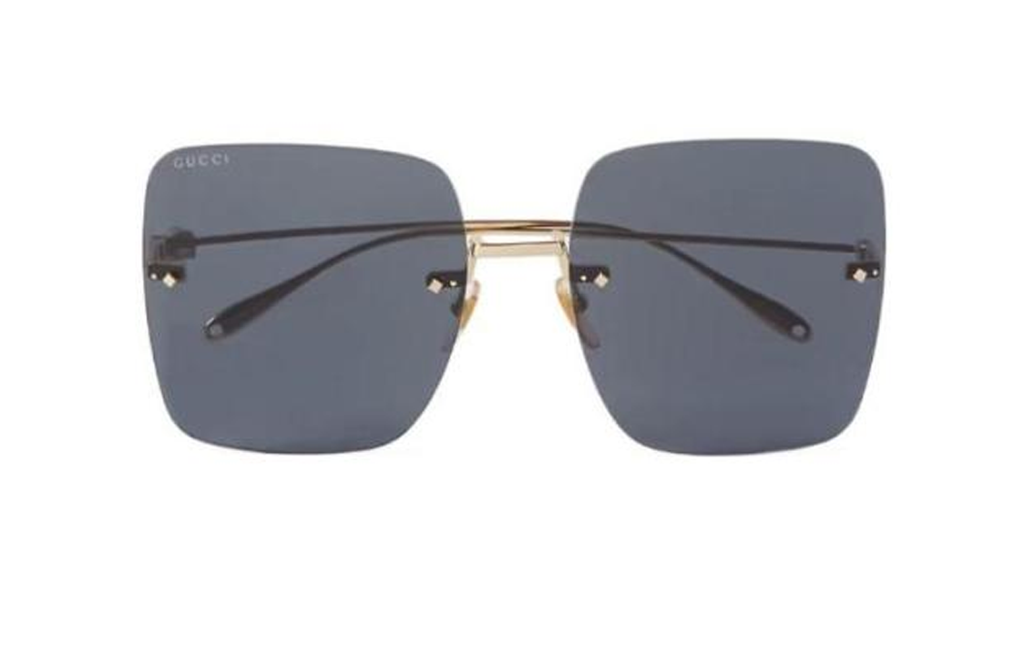 Order (W) GUCCI 女士金色细框方形太阳镜 18088274