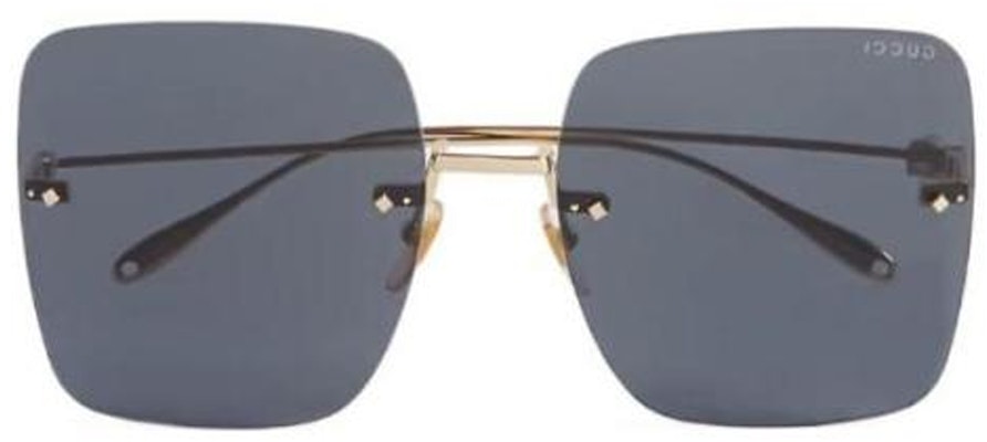 (W) Kacamata GUCCI Wanita Emas Frame Tipis Kotak. 18088274 Lookbook (W) Kacamata GUCCI Wanita Emas Frame Tipis Kotak. 18088274