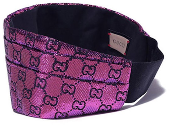(Women) GUCCI Women’s Double G Jacquard Headband Pink/Black. 7036723GAHD5600 Shop (Women) GUCCI Women’s Double G Jacquard Headband Pink/Black. 7036723GAHD5600