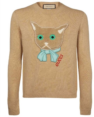 (W) Jersey de Lana Mujer Amarillo con Parche de Gato Gucci FW21 662173-XKBYI-2184 Buy (W) Jersey de Lana Mujer Amarillo con Parche de Gato Gucci FW21 662173-XKBYI-2184
