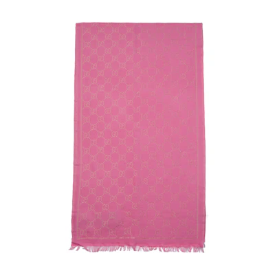 (Women) GUCCI Wool Knit Scarf - Japanese/British Style 627872-3GF66-5600