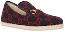 Lookbook (W) Mocasines de Lana Gucci 'Azul Marino' 575850-G3840-4166