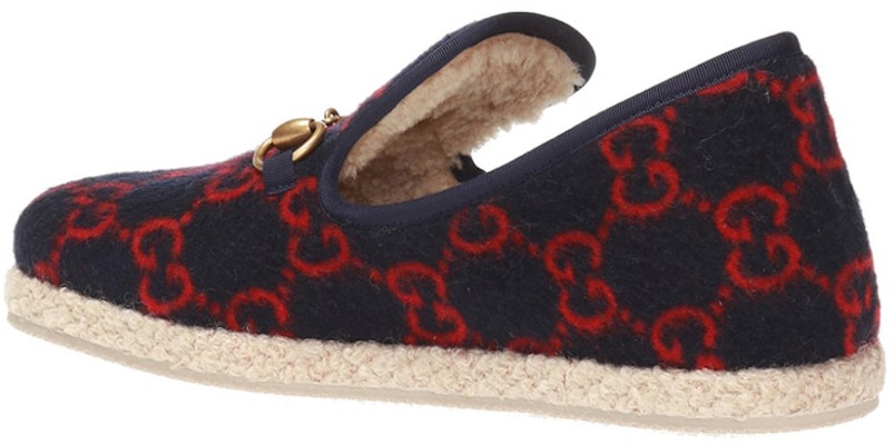 (W) Mocasines de Lana Gucci 'Azul Marino' 575850-G3840-4166 Shop (W) Mocasines de Lana Gucci 'Azul Marino' 575850-G3840-4166