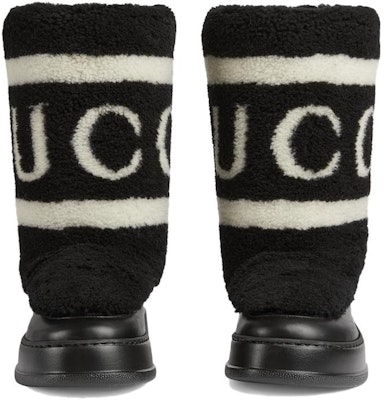 (Women) Gucci Wool Round Toe Slip-On Short Boots 'Black' 769511-FACQ5-1071 Shop (Women) Gucci Wool Round Toe Slip-On Short Boots 'Black' 769511-FACQ5-1071