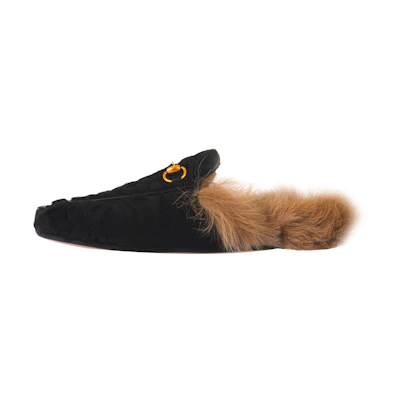 (W) Gucci Wool Suede Low-Top 'Black'