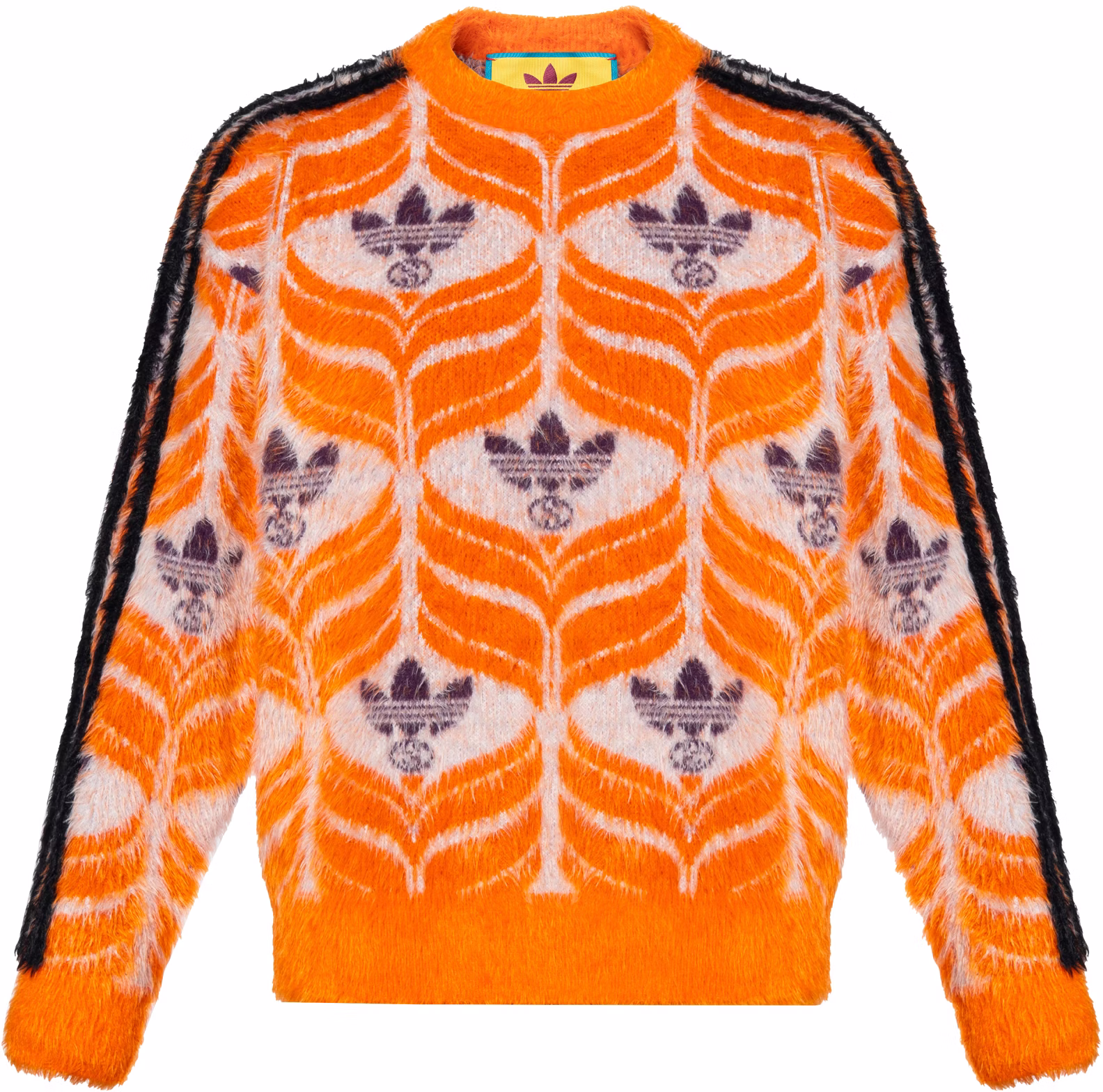 women-gucci-x-adidas-logo-print-knit-crewneck-long-sleeve-sweater-orange-722850-xkcq-6-7268